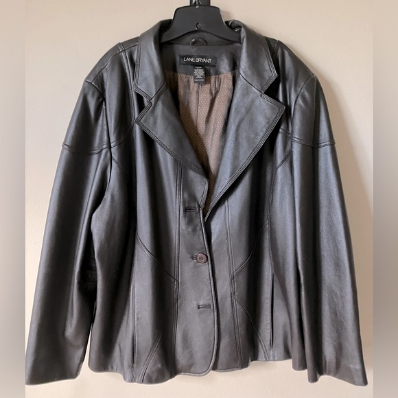 LANE BRYANT  Leather Jacket - Picture 1 of 12